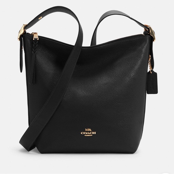 Coach Bags Coach Black Leather Val Duffel Bag Poshmark